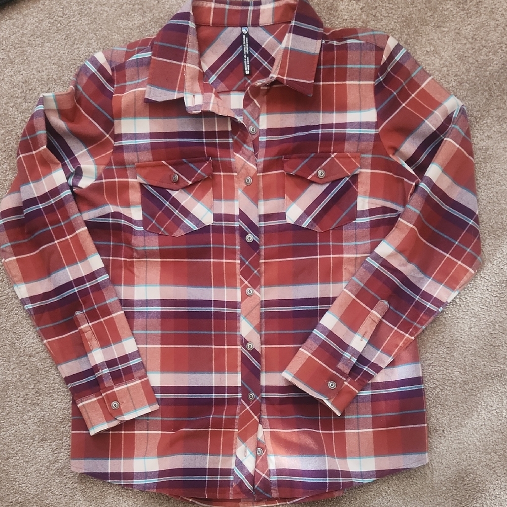 KUHL Greta Flannel Shirt-Autumn Plaid